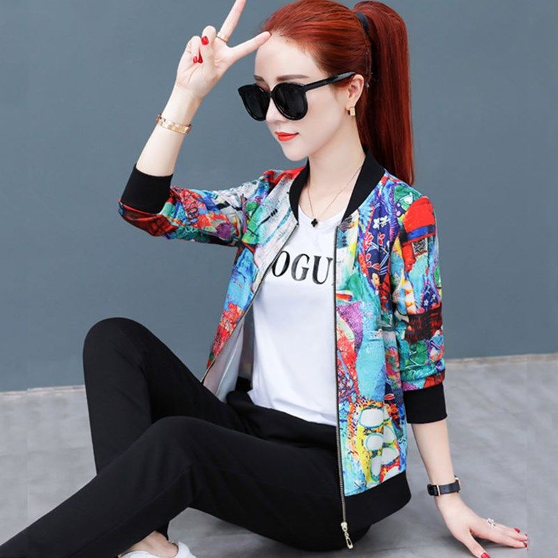 Áo Khoác Bóng Chày Mỏng Phong Cách Mới Cho Nữ