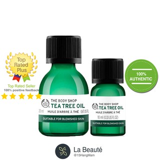 The Body Shop Tea Tree Oil - Tinh Dầu Tràm Trà Giảm Mụn (10ml & 20ml)