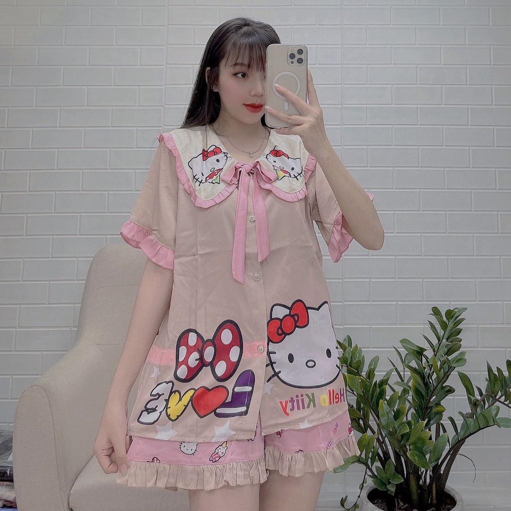 sét đồ bộ mặc nhà đùi dể thương đáng yêu hot trend