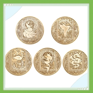 Đầu Con Dấu Sáp Bằng Đồng Hình Ngôi Sao / Động Vật Phong Cách Vintage Cổ Điển Sử Dụng Trang Trí Diy