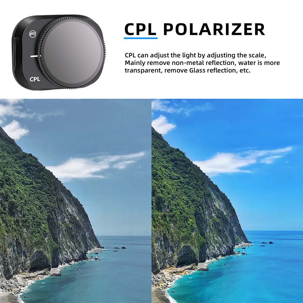 Bộ Lọc Ống Kính Máy Ảnh Bằng Hợp Kim Nhôm Cho DJI Mini 3 Pro Mcuv Cpl ND8 ND16 ND32 ND64