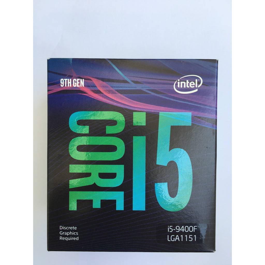 CPU Intel Core i5 9400F 2.90Ghz up to 4.10GHz-9MB-6 Cores, 6 Threads-Socket 1151-v2 Box Chính Hãng