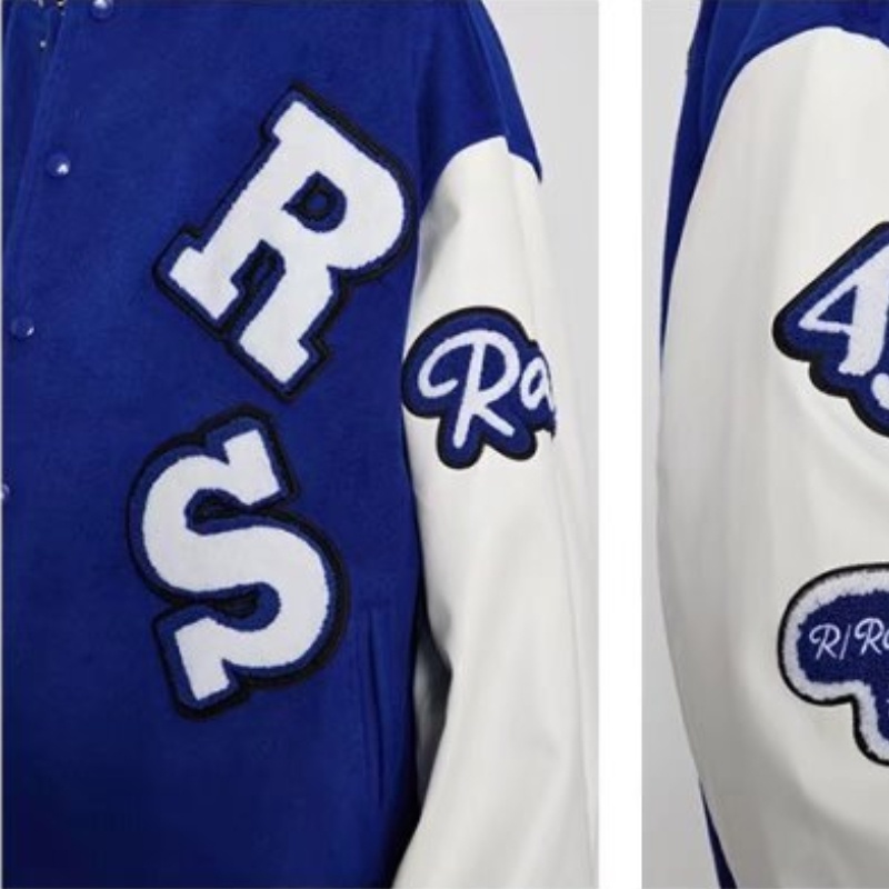 Áo Khoác Bóng Chày Bằng Da Pu Dáng Rộng Thêu Họa Tiết Thời Trang Đường Phố Dành Cho Cặp Đôi