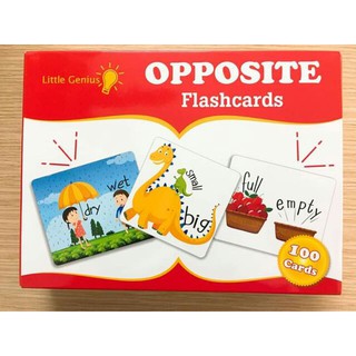 Flashcards- Opposite - Thẻ từ trái nghĩa- 100 thẻ siêu đẹp