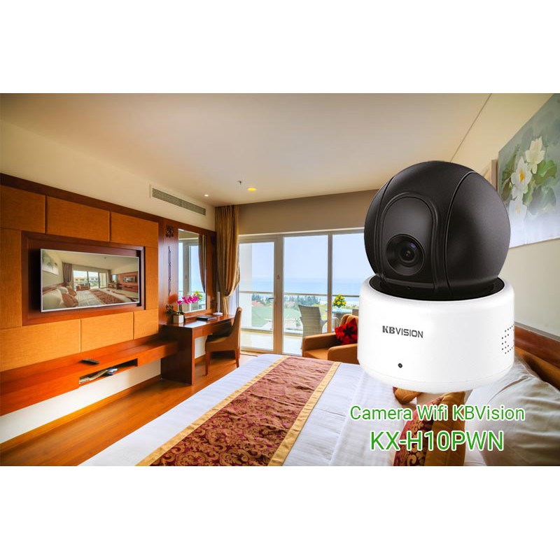 Camera IP Dome hồng ngoại không dây 1.0 Megapixel KBVISION KX-H10PWN