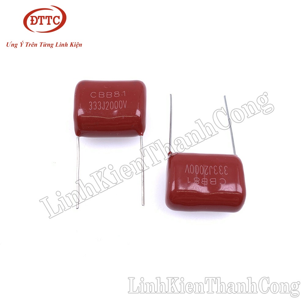 Tụ CBB81 33nF 0.033uF 333J 2000V 20mm