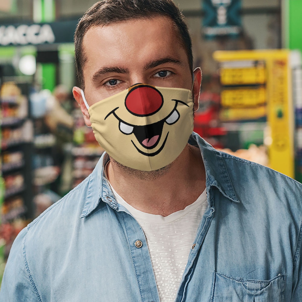 Khẩu trang thú cưng vui nhộn đáng yêu cho bé trẻ em hoạt hình Disney CARTWELL kháng khuẩn dây đeo mềm không đau tai dễ t