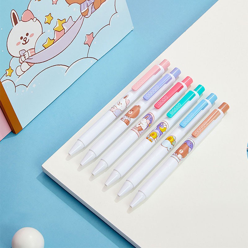 Bút Kaco LINE FRIENDS DREMY ngòi 0.5mm