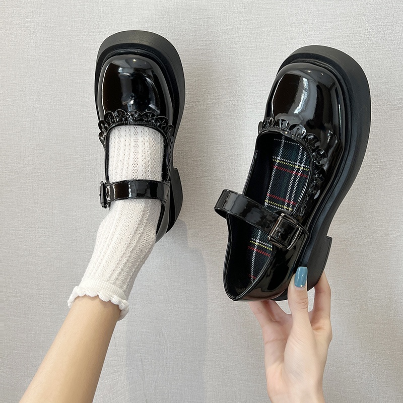 GIÀY MARRY JANE ĐẾ 4CM DA BÓNG