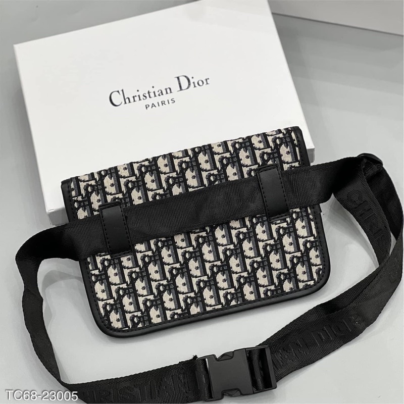 Túi đeo chéo dior hàng dệt siêu nét -túi chéo dành cho nam nữ