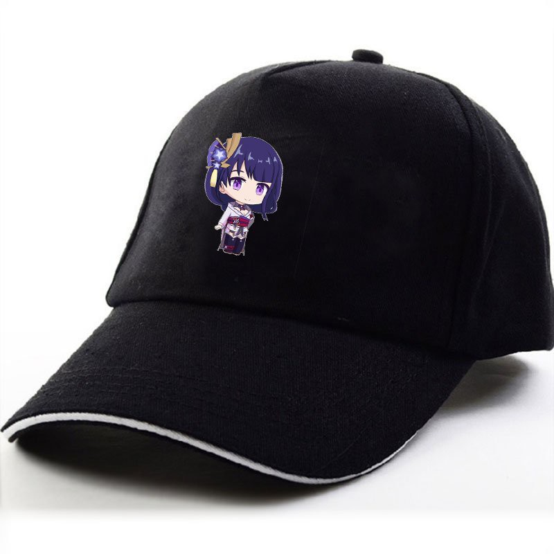 Mũ lưỡi trai in hình nhân vật BAAL game GENSHIN IMPACT anime chibi xinh xắn thời trang