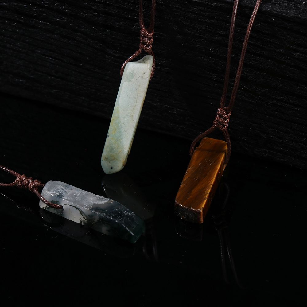 Dây chuyền trang trí mặt đá kiểu dáng thời trang cho nữ