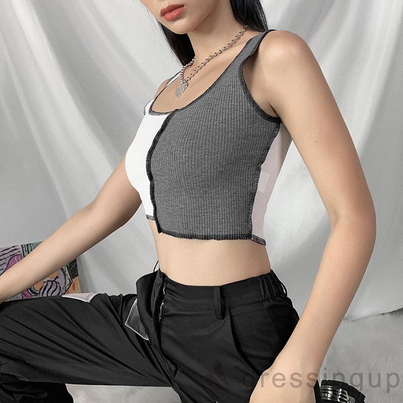 Áo Croptop Không Tay Thời Trang Nữ Quyến Rũ | BigBuy360 - bigbuy360.vn