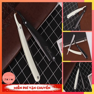 Dao Cạo Râu Dạng Gập Bằng Thép Không Gỉ Cho Salon Tóc