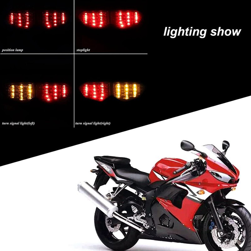 Đèn Led Đuôi Xe Mô Tô Yamaha Yzf R6 2003-2005 Yzf R6S 2006-2008
