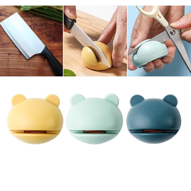 Dụng Cụ Mài Dao Mini Hình Chú Ếch Hoạt Hình Dễ Thương