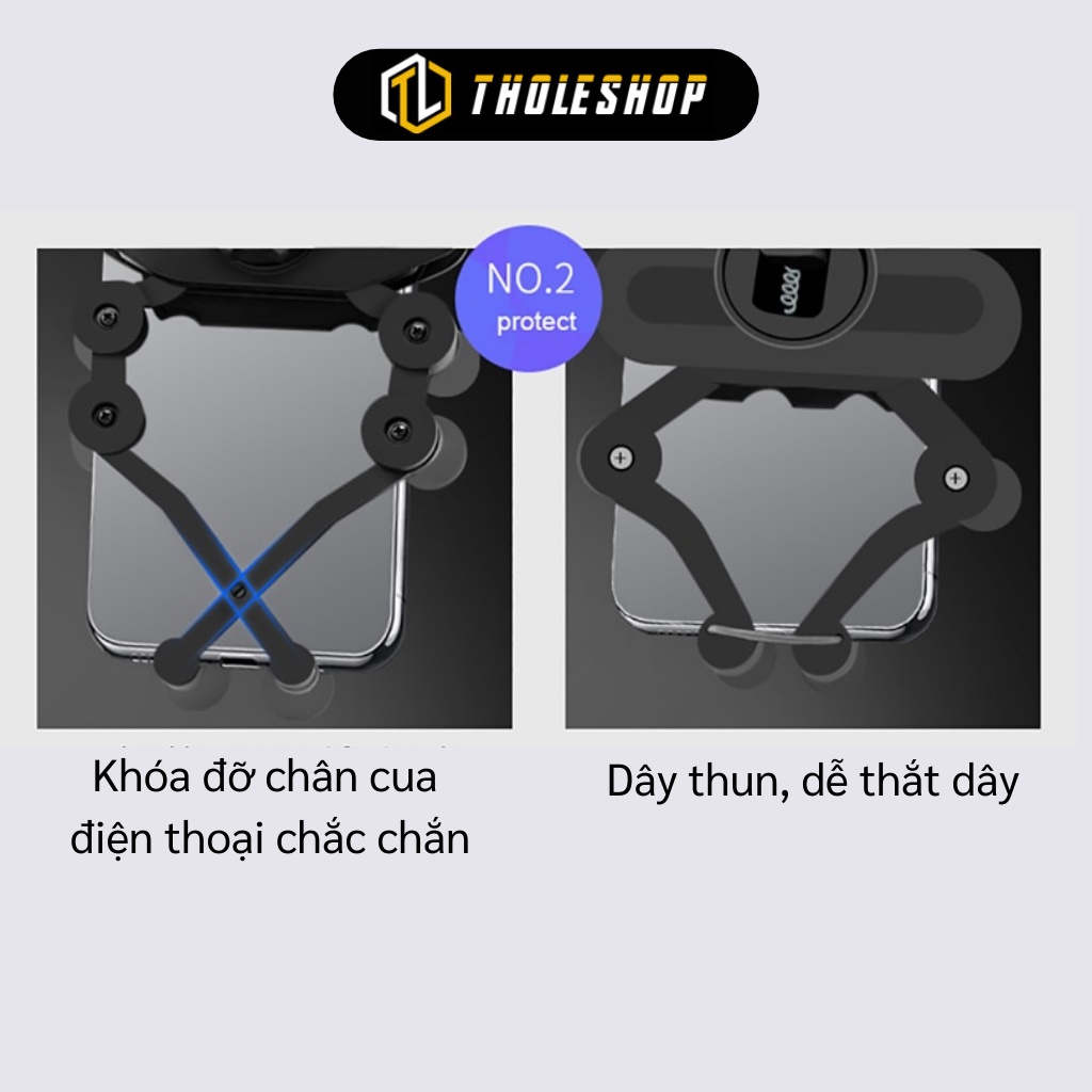 Phụ kiện điện thoại  FREESHIP Giá đỡ điện thoại trên xe hơi, giữ điện thoại chắc chắn, thiết kế nhỏ gọn, tiện lợi 7728