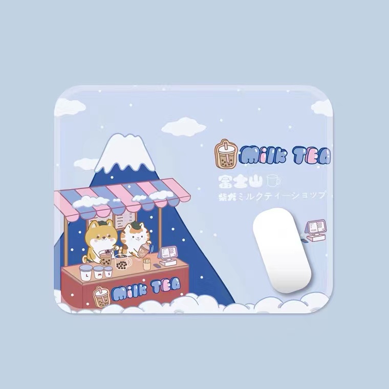 Lót chuột và bàn phím hình chú chó Shiba dễ thương