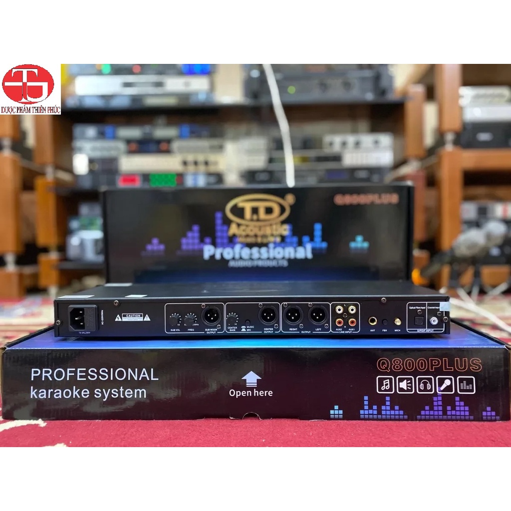 Vang cơ lai số TD Acoustic Q800 PLUS năm 2021  - Công Ty Thiên Phúc