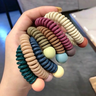 DÂY CỘT TÓC LÒ XO MIX HẠT