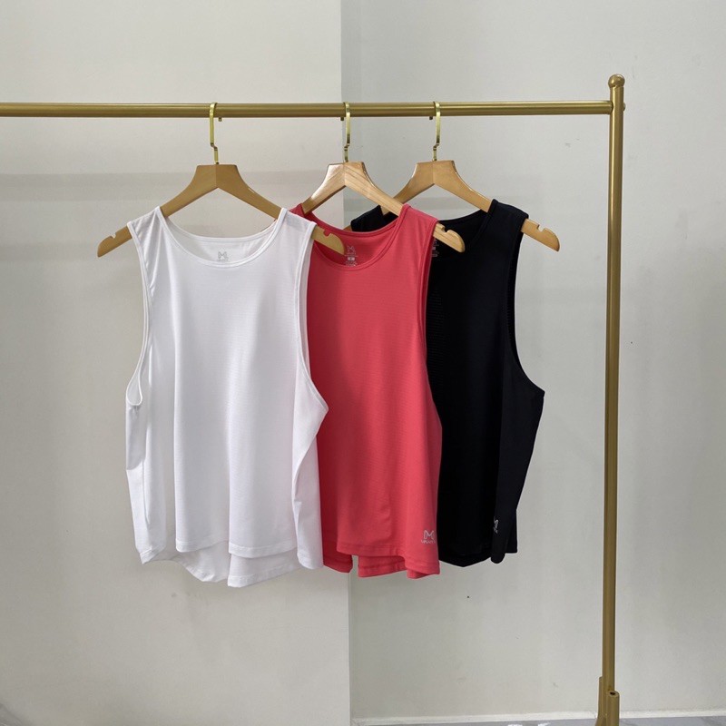 Áo tanktop form rộng kết hợp áo bra vải lỗ liti mịn k xù Minatex | BigBuy360 - bigbuy360.vn
