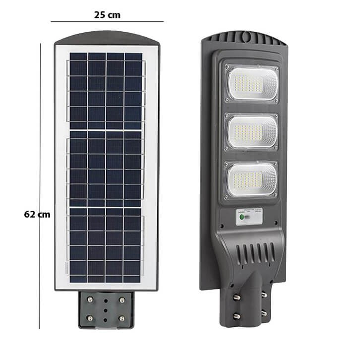 Đèn đường năng lượng mặt trời công suất 90W cảm biến ánh sáng Solar Street Light