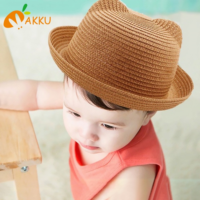 mũ cho mũ trẻ em mũ cô gái mũ mèo con ngoài trời dễ thương AKKU