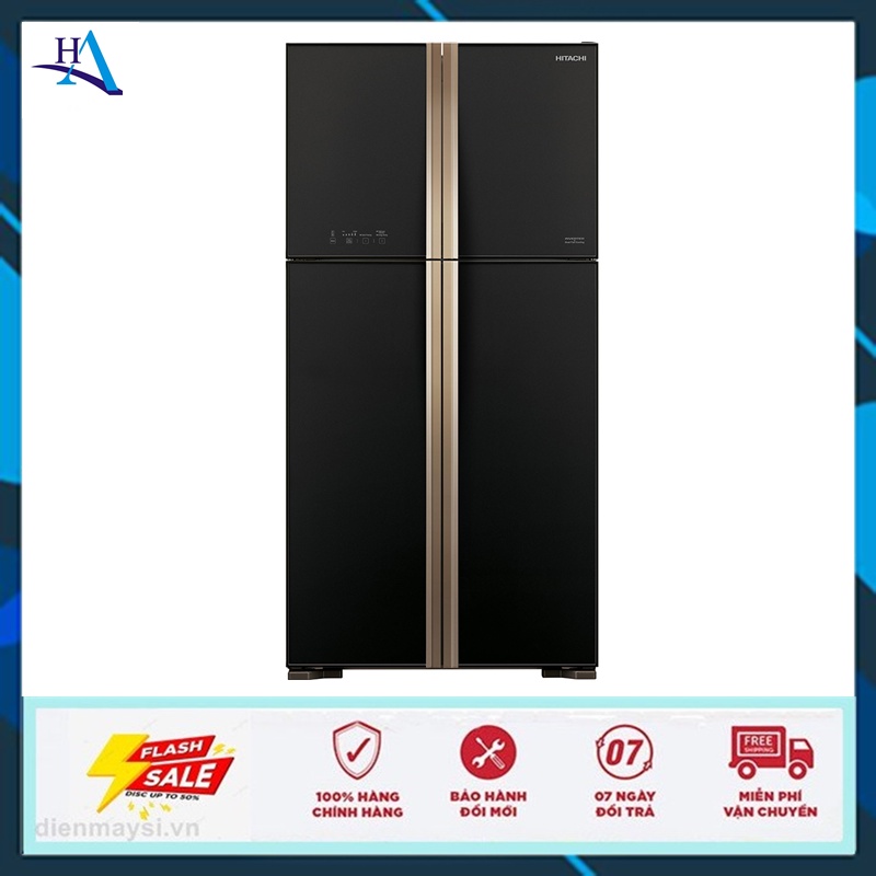 Tủ lạnh Hitachi Inverter 509 lít R-FW650PGV8 GBK +Giao hàng lắp đặt miễn phí nội thành + bảo hành 12