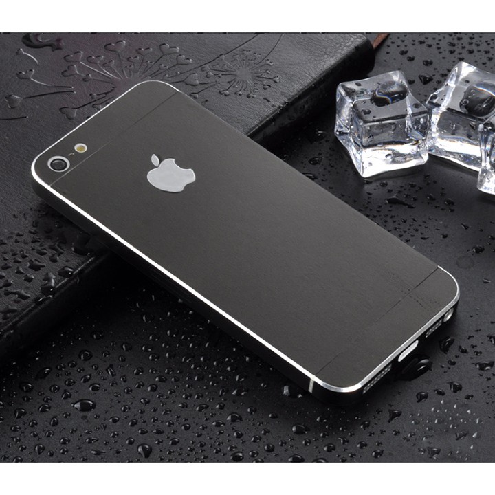 miếng dán skin iphone 5/5s/5se full lưng viền