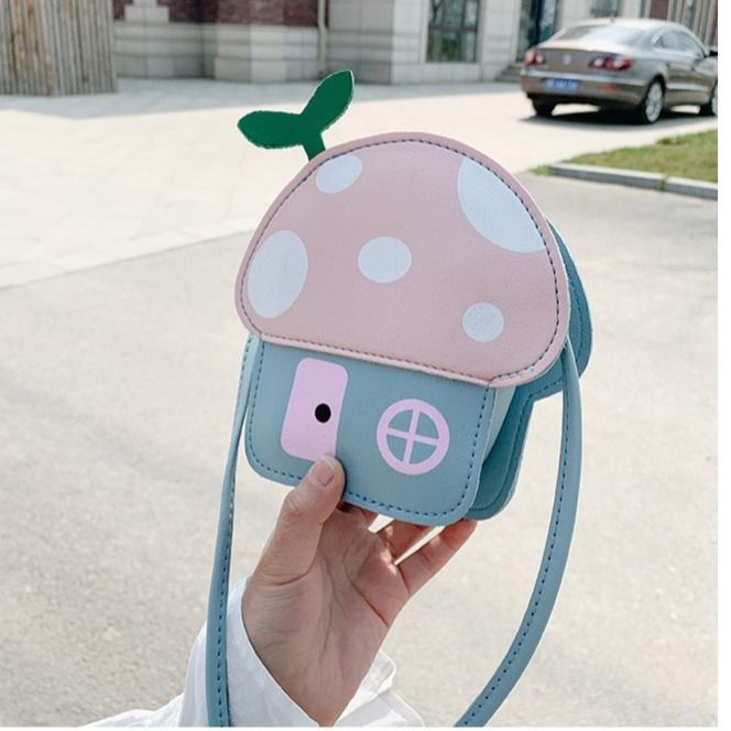 Túi Đeo Vai Hình Cây Nấm Dễ Thương Cho Bé Gái