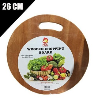 Thớt gỗ tròn 26cm cao cấp
