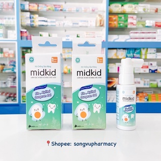 Xịt Chống Sâu Răng MIDKID - Bảo vệ men răng, ngừa ố vàng, hôi miệng (dành cho bé từ 1 tuổi)