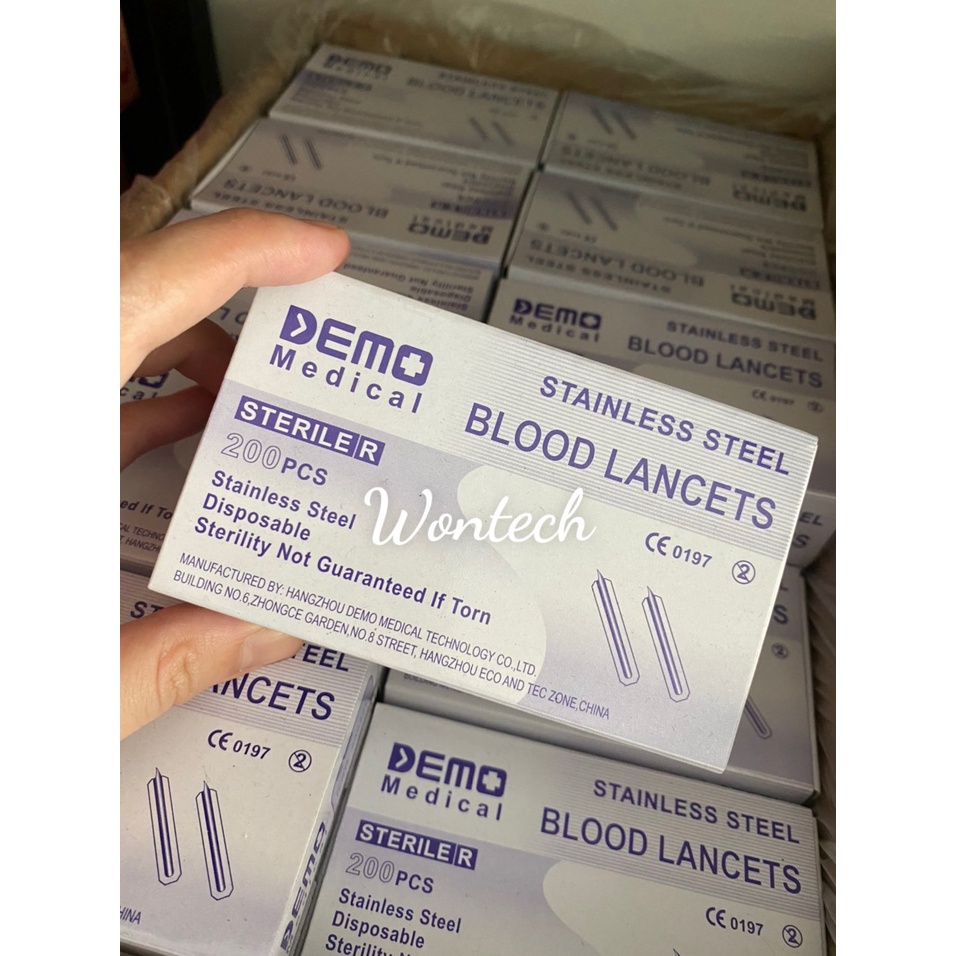 [WONTECH] Kim Chích Mụn Blood Lancets.