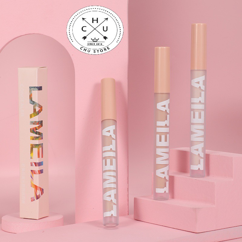 (Bán Buôn Sỉ) Kem Che Khuyết Điểm Mịn Lì Tiệp Mọi Tông Da Kiểm Soát Dầu Lameila Concealer The Saem Cover Perfection K12