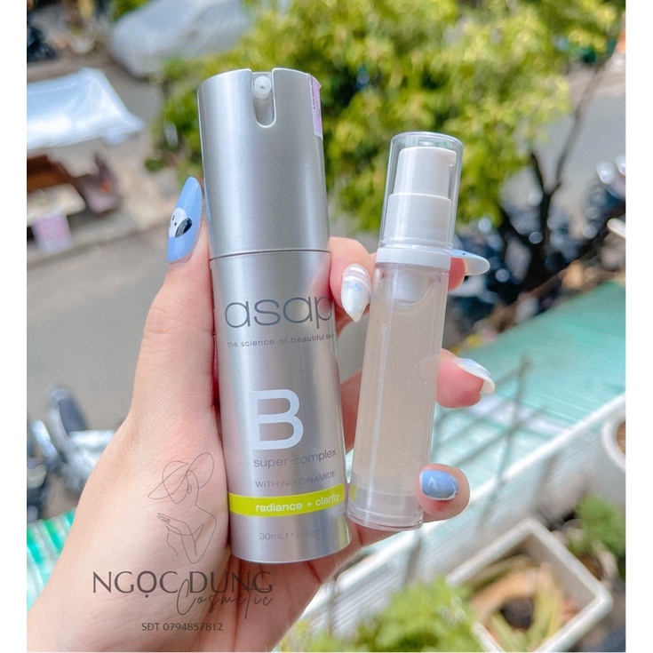 Serum Super B Complex Asap 30ml Dưỡng Sáng Da, Giảm Mụn