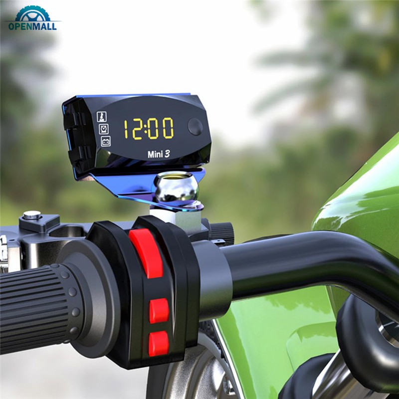 OM DC 12V LED Digital Display Voltmeter Voltage Panel Meter For Electromobile Motorcycle Car