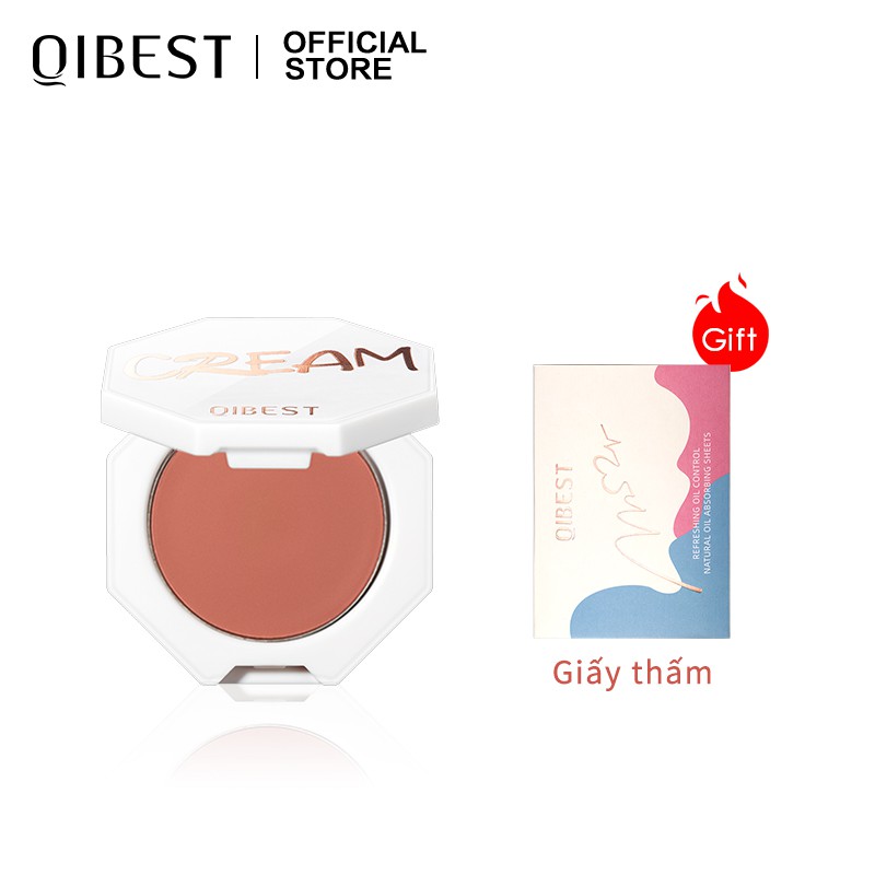 Bộ má hồng và giấy thấm dầu tự nhiên QIBEST