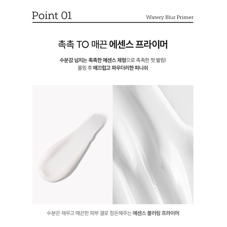 Kem lót TCFS Watery Blur Primer Moisture 30ml + Base Eclat Rose 15ml