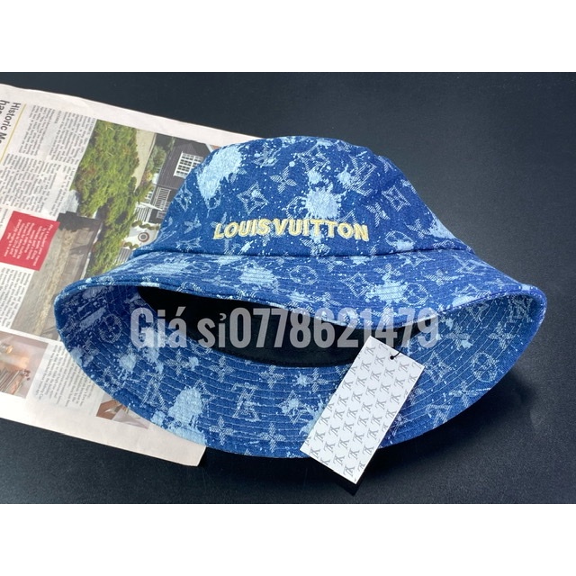Mũ vành cụp - nón Jean Loang thêu chữ louis - vuiTTon sành điệu thời trang nữ