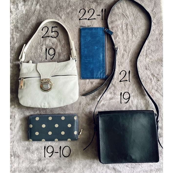 SALE- set túi ví si da thật(ví xanh HẾT)