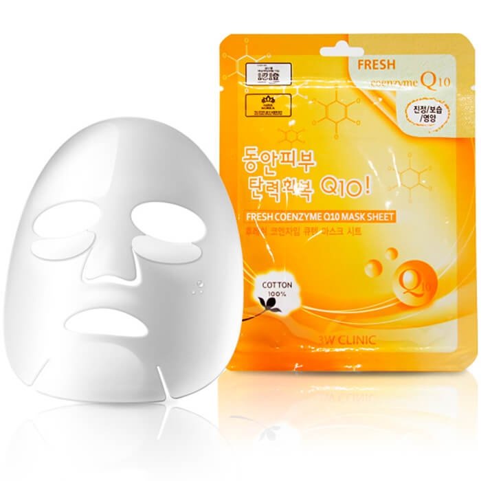 Mặt Nạ Dưỡng Da 3W CLINIC Mask Sheet Coenzym Q10 23g