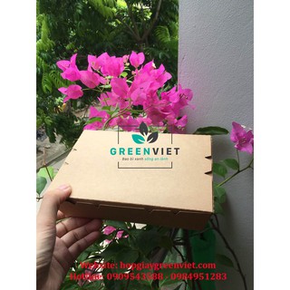 Hộp giấy đựng thức ăn nắp gập combo 100c,Dung tích: 700ml | 900ml | 1200ml | 1600ml
