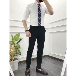 Áo sơ mi nam chất lụa mềm mịn cực hót 2018
