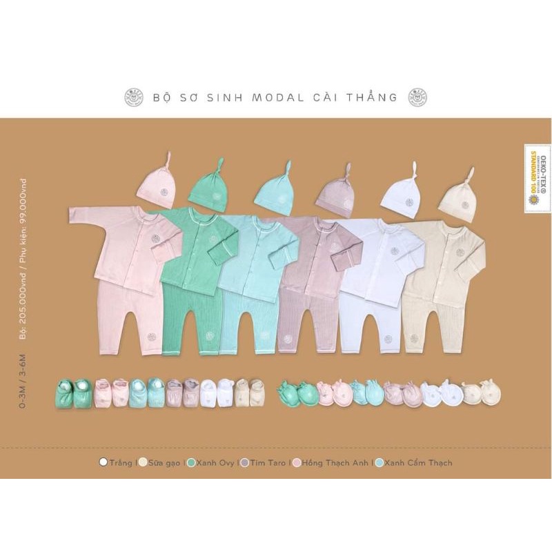 Set sơ sinh kimono Hrnee