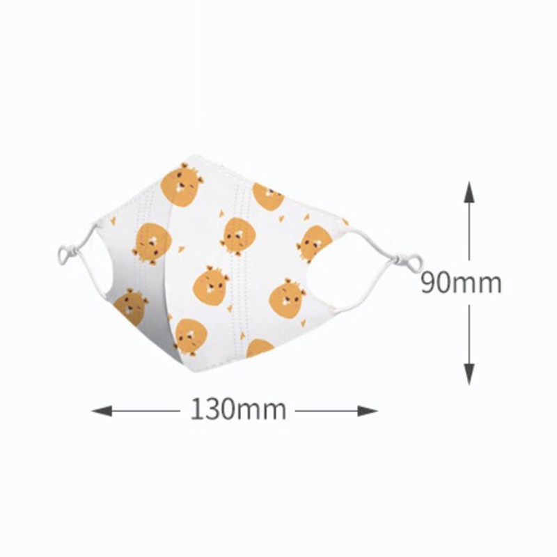 Set 10 Khẩu Trang 3D Sử Dụng Một Lần Dành Cho Trẻ Em 1 Tuổi Từ 0-3 Tuổi 000 Tuổi