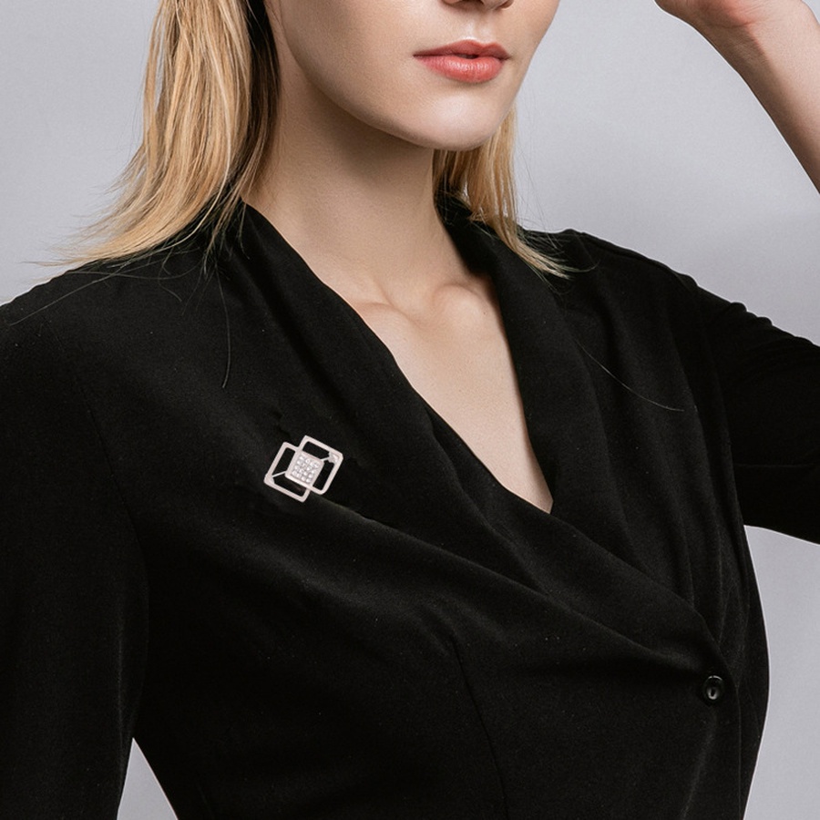 Ghim Cài Áo Hình Nơ Đính Ngọc Trai Nhân Tạo Thời Trang