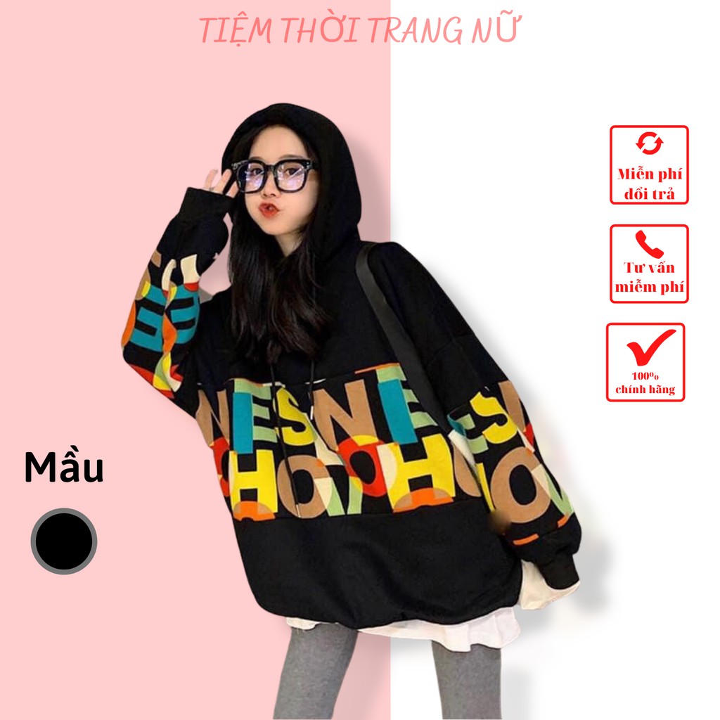 Áo khoác hoodie nỉ nữ trơn hàn quốc unisex form rộng mặc đôi đẹp giá rẻ g042