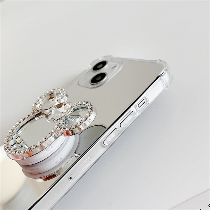 Ốp Điện Thoại Mềm Mặt Gương In Hình Mickey Cho Iphone 13 pro max 12 pro max 11 pro max xs max xr x