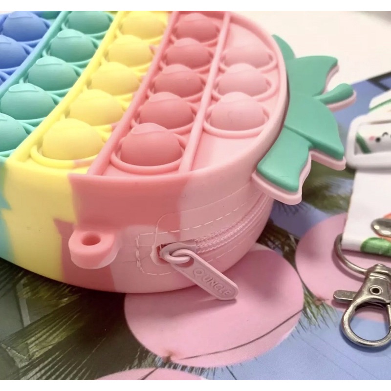 Túi đeo chéo nhỏ nhắn kiểu đồ chơi bấm bong bóng dễ thương cho trẻ em