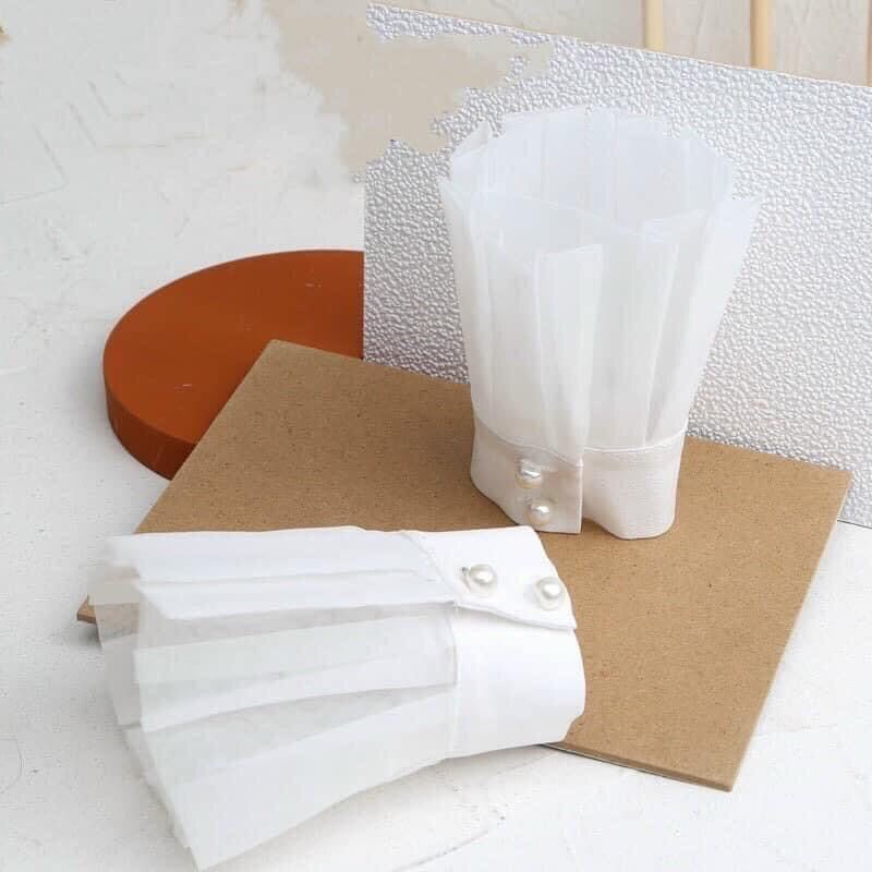 Ống tay áo chụp ảnh nail